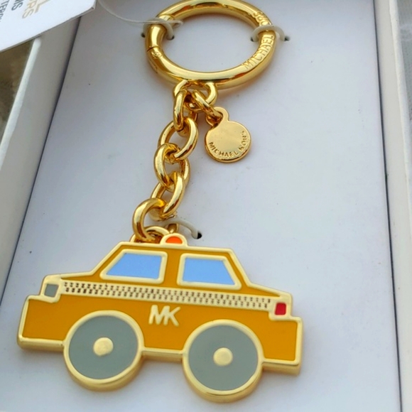 Michael Kors Accessories - Michael Kors Authentic Yellow Taxi Charm Keychain Fab, NEW